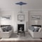 Ekena Millwork Melchor Diamond Ceiling Medallion (Canopies up to 4"), 67 1/4"W x 43 3/8"H x 4"ID x 2"P, Americana CM70X43MLAMF - alternate 3